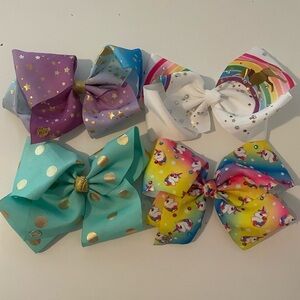 Jojo Siwa Bows x4